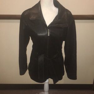 Kenneth Cole Reaction 100% Leather Jacket